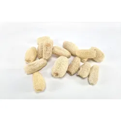 Luffa mini blanchi 15pcs