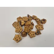 Mehogni schijven goud +/-50gr