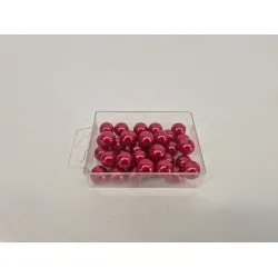 Perles 14mm rouge
