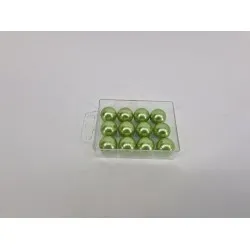 Perles 20mm vert pomme