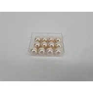 Perles 20mm champagne