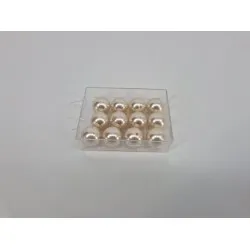 Perles 20mm champagne