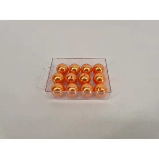 Pearls 20mm orange