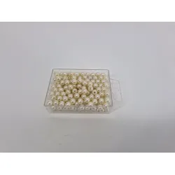 Perles 8mm champagne
