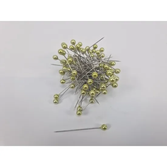 Pearl pins d6xl55 apple green 100pcs
