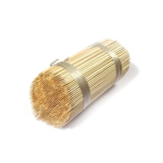 Bamboo stick pointed 30cm 3/3.5mm natural 100pcs