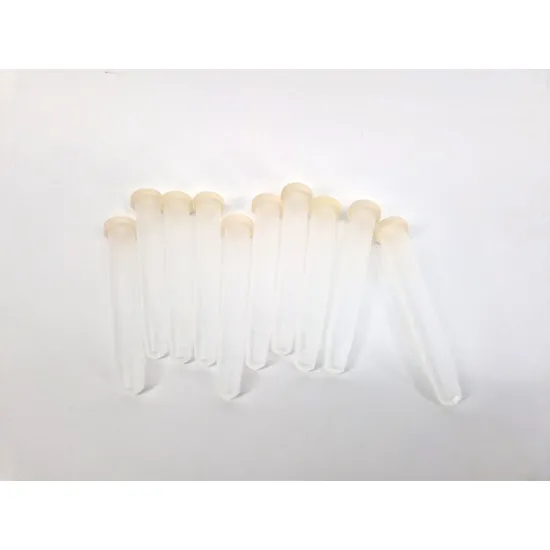 Plastic buisje (bloemflesje/pipet) 16cc 11x1,7cm 100st
