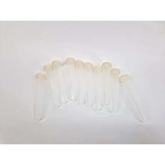 Plastic buisje (bloemflesje/pipet) 35cc 11x2,4cm 100st