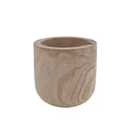 Pot orchid paulownia natural d17x16.5