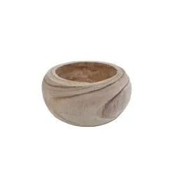 Pot paulownia natural d18x11