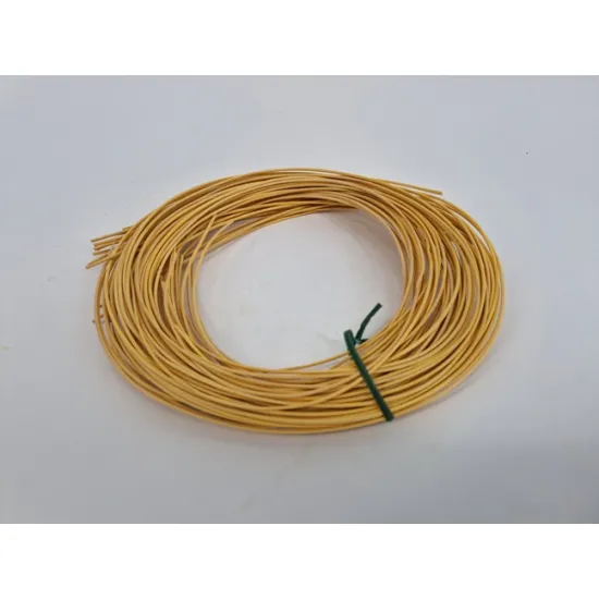 Rotin moelle 1,5mm jaune +/-20gr
