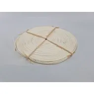 Bande rotin moelle 10mm blanchi +/-125gr