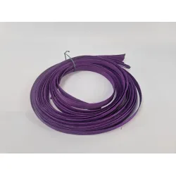 Wicker ribbon 18mm aubergine +/-250gr