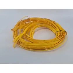 Wicker ribbon 18mm yellow +/-250gr