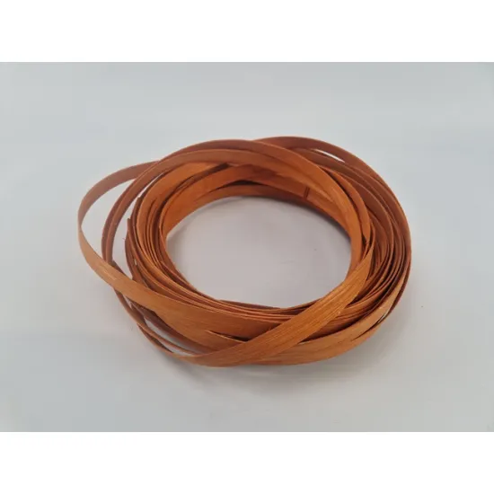 Bande rotin moelle 18mm terracotta +/-250gr