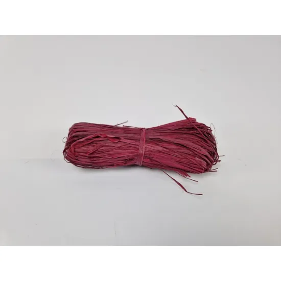 Raphia bordeaux +/-50gr