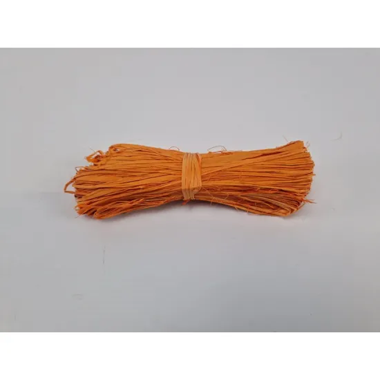 Raffia oranje +/-50gr