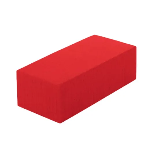 Rainbow foam blok 23x11x8cm baroque red 4st