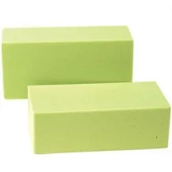 Rainbow foam blok 23x11x8cm lime green 4st