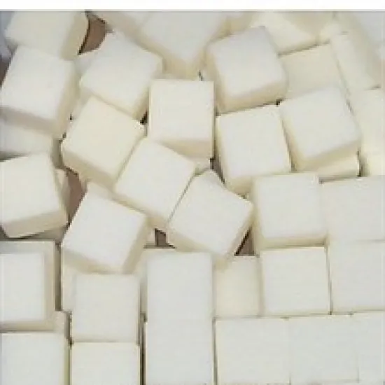Rainbow foam mini cube ivory 300st