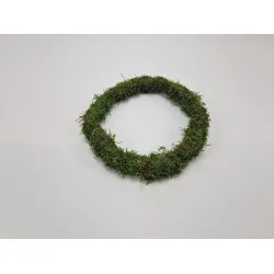 Ring preserved green moss 21cm