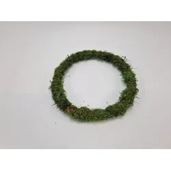 Ring preserved green moss 26cm