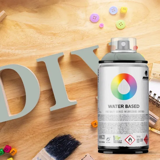 Spray neutral grey 300ml water based