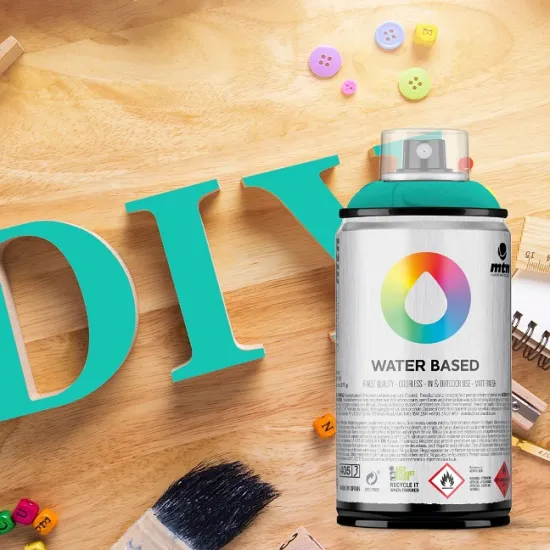 Spray turquoise green 300ml water based