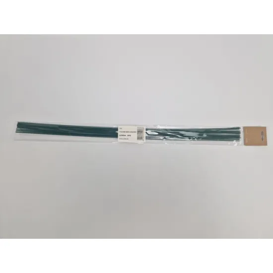 Stub wire painted green 0.8x400mm 30pcs