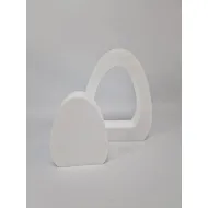 Styropor  oeuf etant ouvert + ferme 25cm