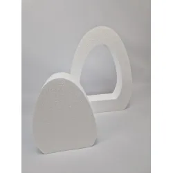 Styropor  oeuf etant ouvert + ferme 40cm