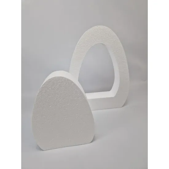 Styropor egg upright open + closed 40cm