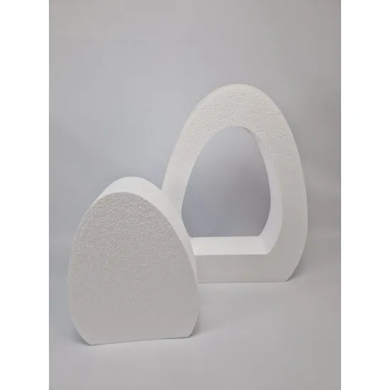 Styropor egg upright open + closed 50cm