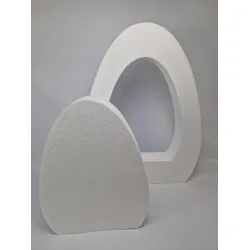 Styropor  oeuf etant ouvert + ferme 75cm