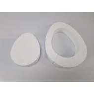 Styropor oeuf plane 5x30cm ouvert + 5x21cm ferme