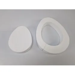 Styropor oeuf plane 5x30cm ouvert + 5x21cm ferme