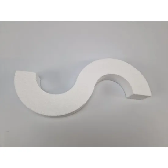 Styropor s-vorm 40x20x5cm