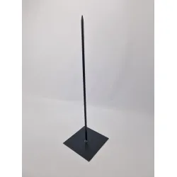 Support small 18x18cm pin 60cm noir 1pc