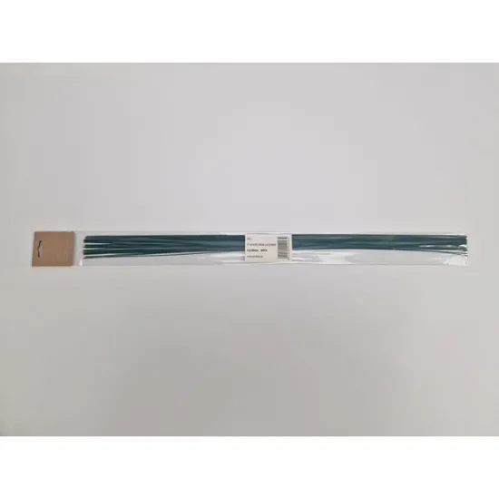 Stub wire painted green 0.6x400mm 40pcs