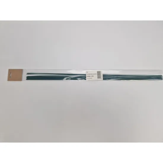 Stub wire painted green 1.0x400mm 20pcs