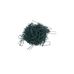 Agrafes florales pour mousse 10/30 laque vert /boite +/-100gr