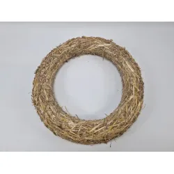Straw wreath 50cm