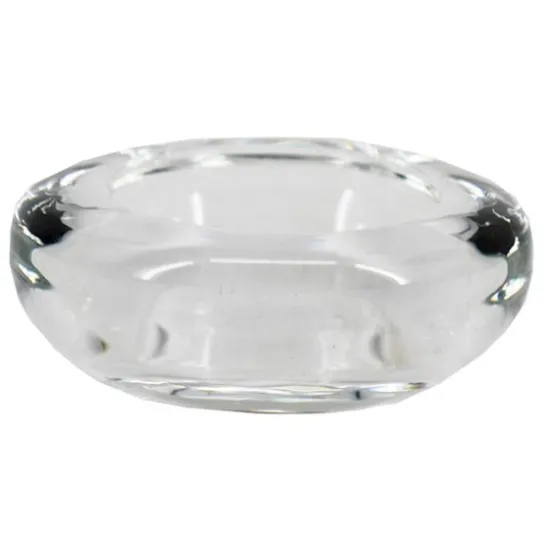 Tea light glass waxine round d6.7 h2.5cm