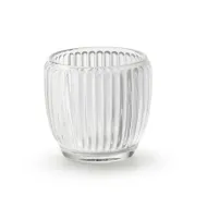 Theelichtglaasje millie transparant h7 d8cm