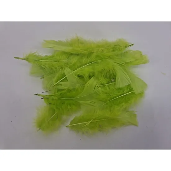 Feathers flats lime green +/-45gr