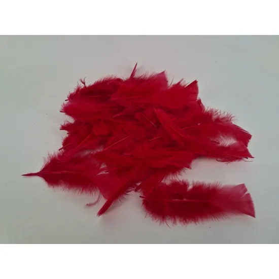 Feathers flats red+/-45gr