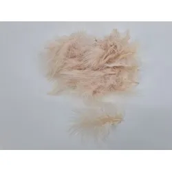 Veren marabou groot beige +/-10gr