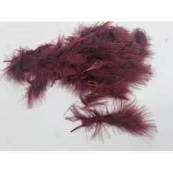 Plumes de marabou bordeaux +/-45gr