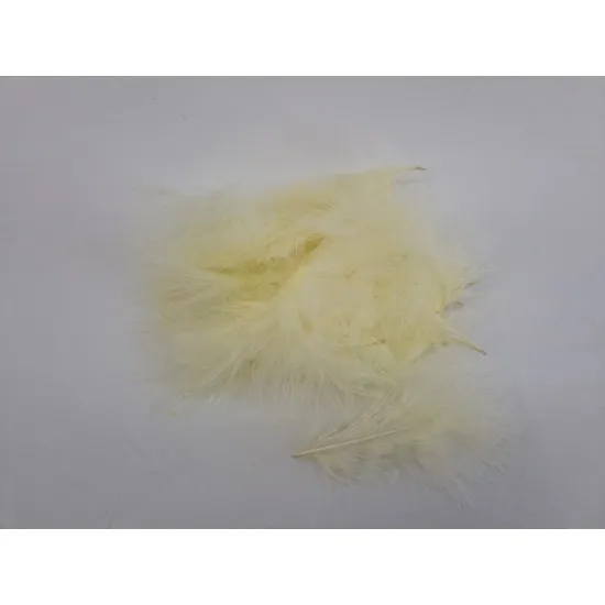 Veren marabou groot champagne +/-45gr