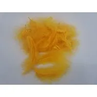 Veren marabou groot eierdooiergeel +/-10gr